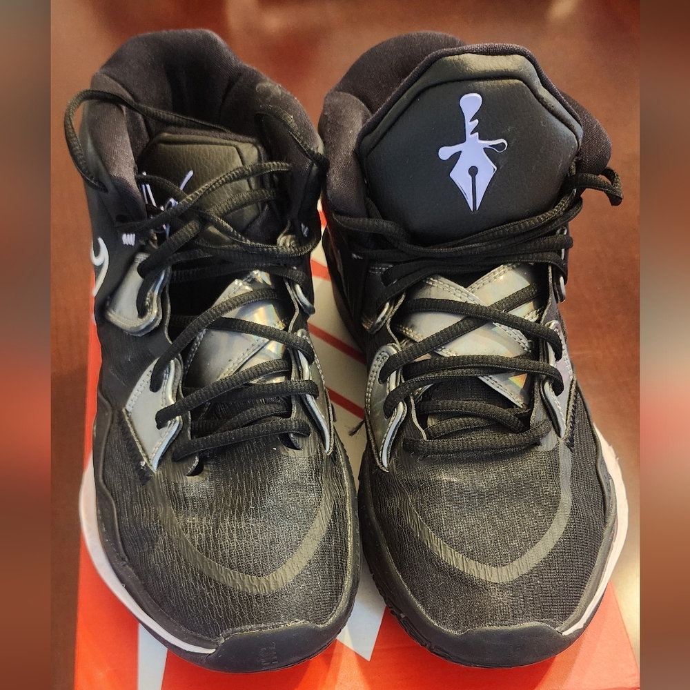 Nike Black and Gray High-Top Sneakers